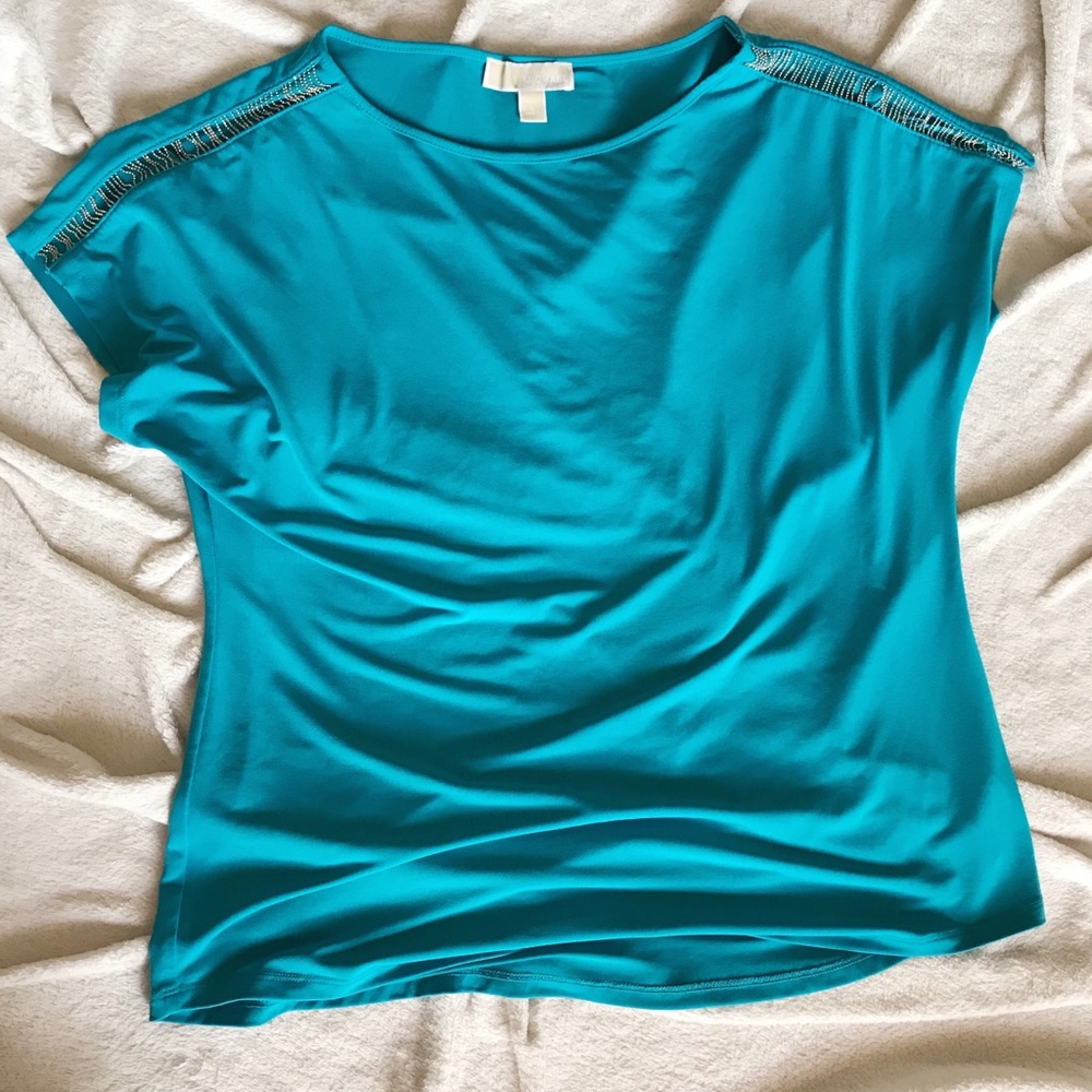 Michael Kors - Chain Shoulder Top - Size Large